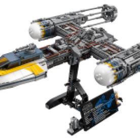 Y-Wing Starfighter™ - This BTL A4 Y-Wing ship is a set for Star Wars fans. The detailed build comes with a pilot minifigure, as well as an astromech droid that can be mounted onto the starfighter.