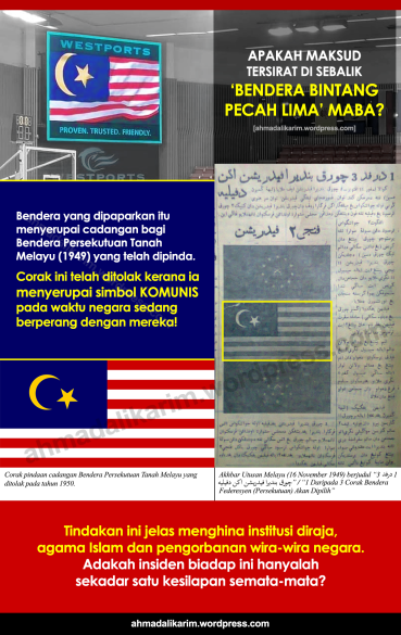 Bucu bendera malaysia bintang bilangan Lambang Bulan